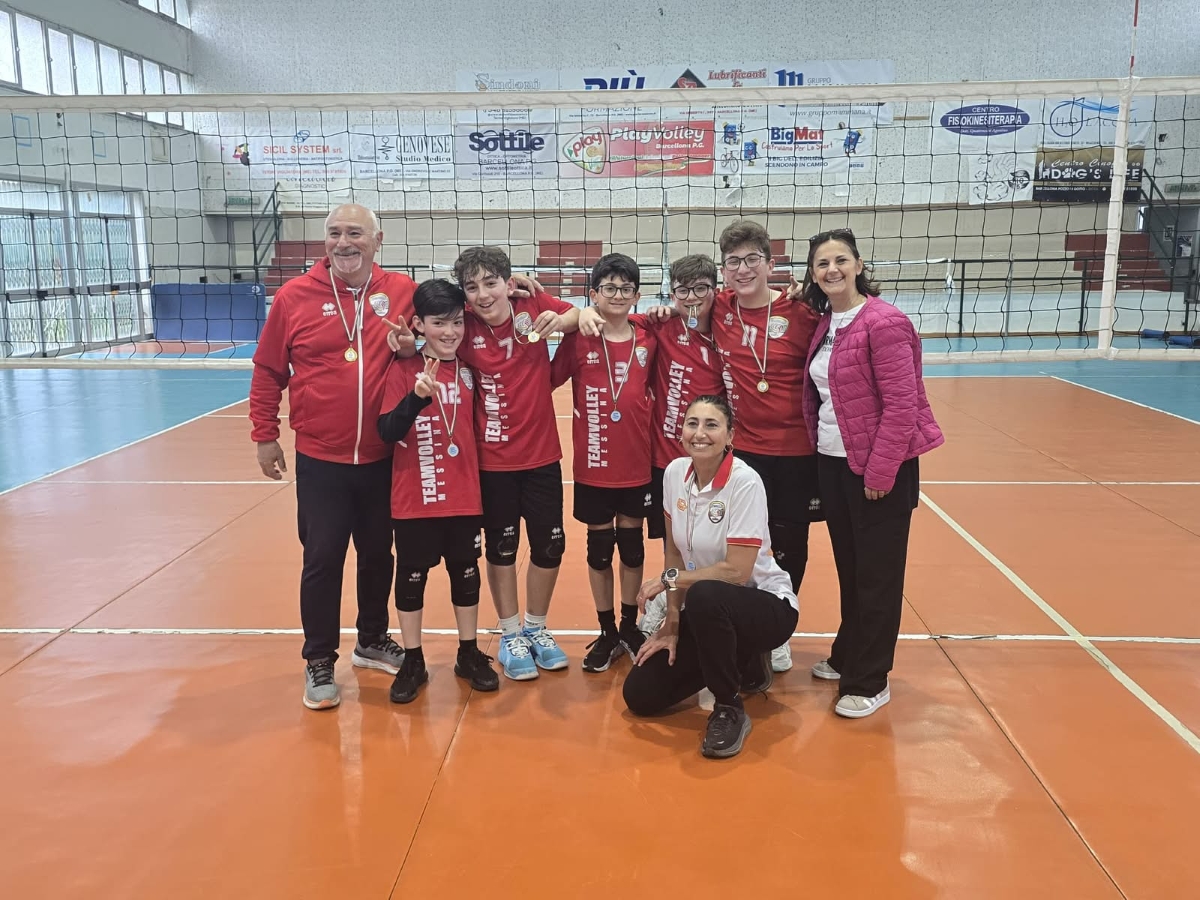 Team Volley Messina, l’Under 13 è tra le grandi di Sicilia: quarto posto alla Final Six