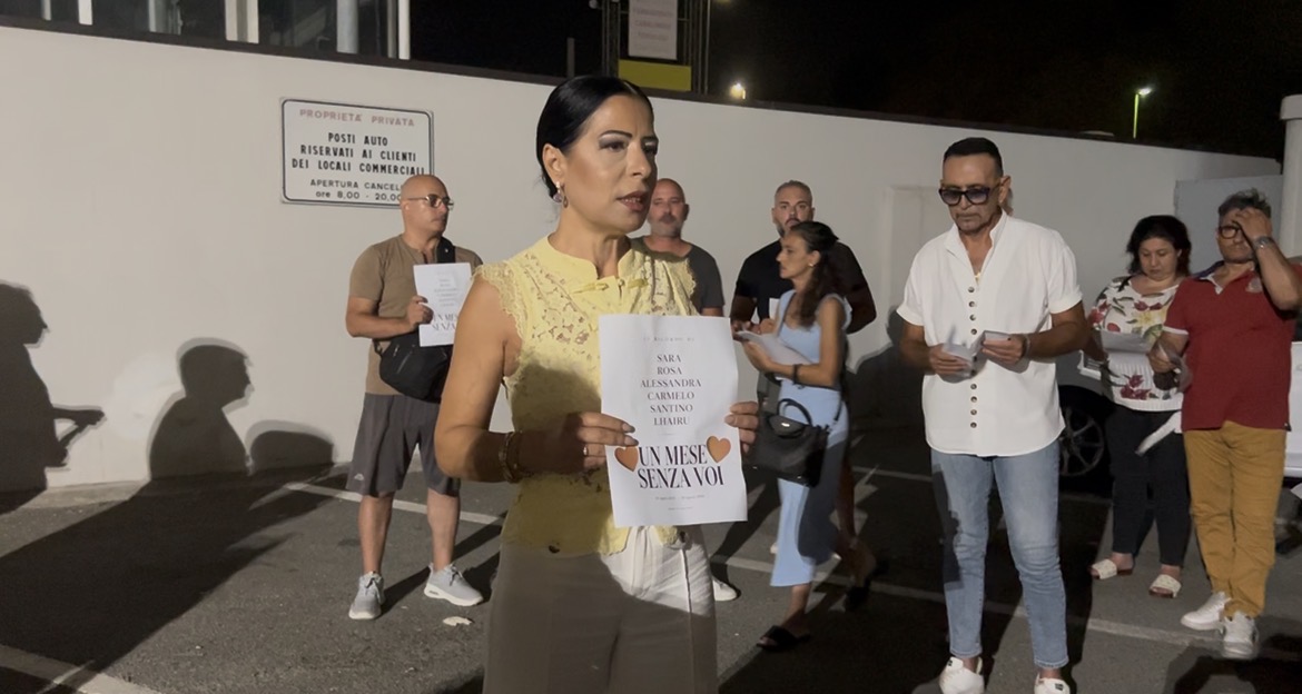 Pistunina, il sit-in a 30 giorni dal crollo: “Non dimentichiamo”