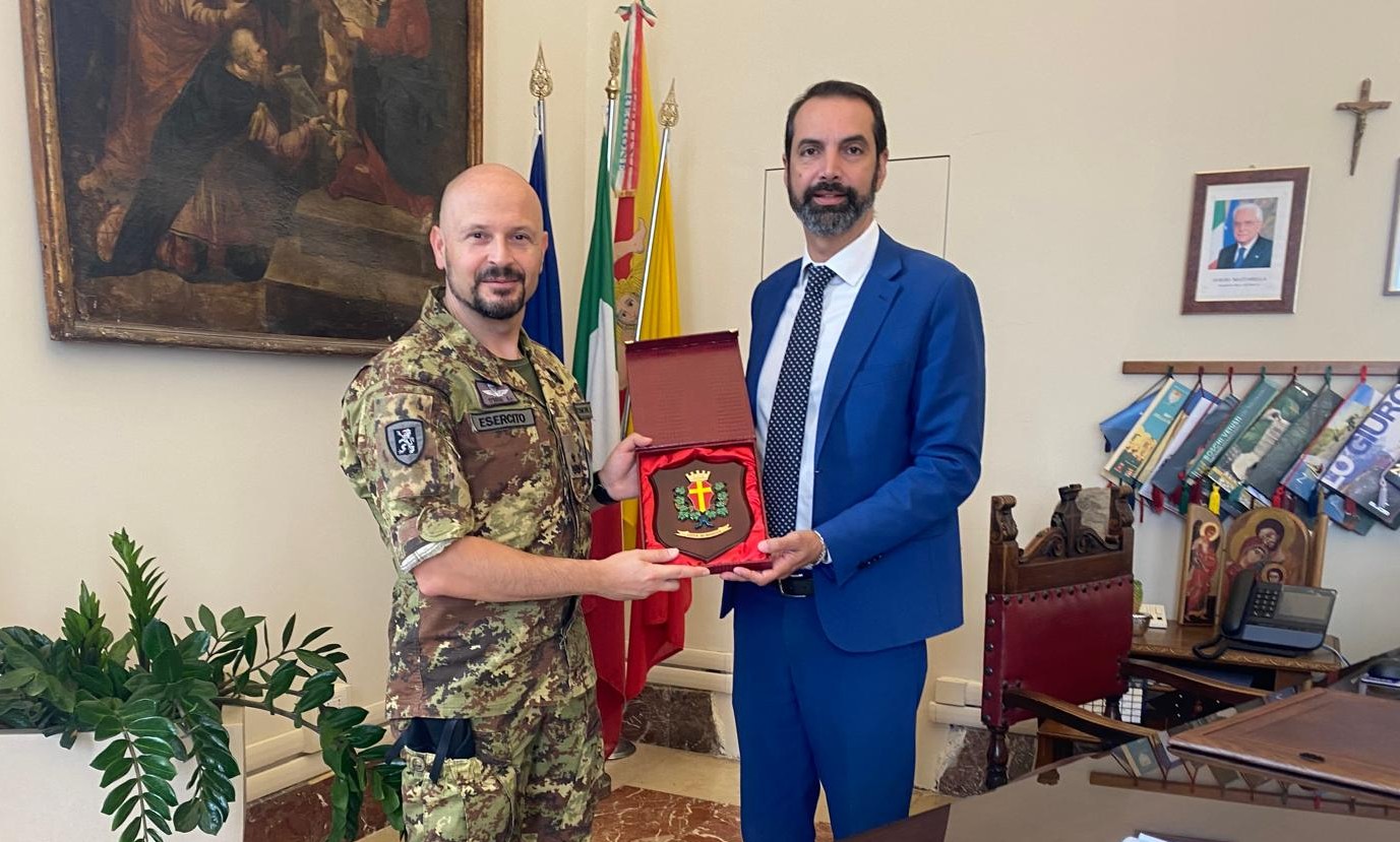 Messina, il nuovo comandante della Brigata “Aosta” fa visita a Palazzo Zanca